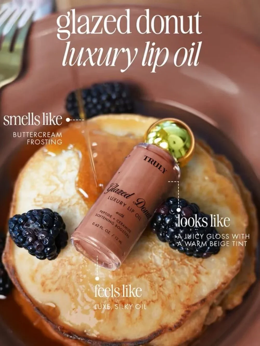 Truly Glazed Donut Luxury Lip Oil .42 oz